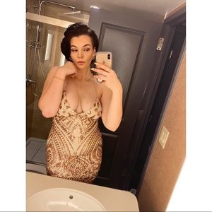Sequined Dress Fashion Nova